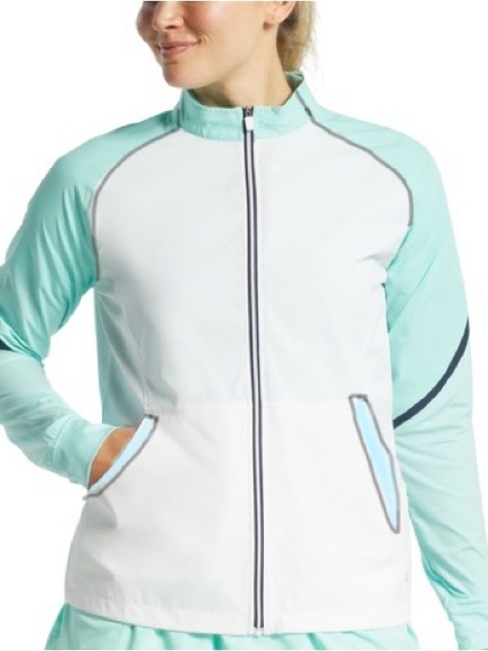 NEW BALANCE SIZE L ~RUN RUNNER SPORTS PERFORMANCE JACKET UTILITY WIK DRY